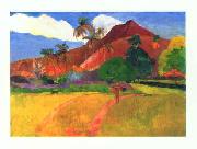 Paul Gauguin Tahitian Landscape Sweden oil painting reproduction
